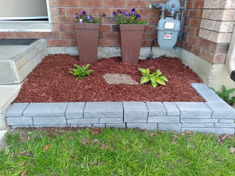 Townsend retaining store wall block installation