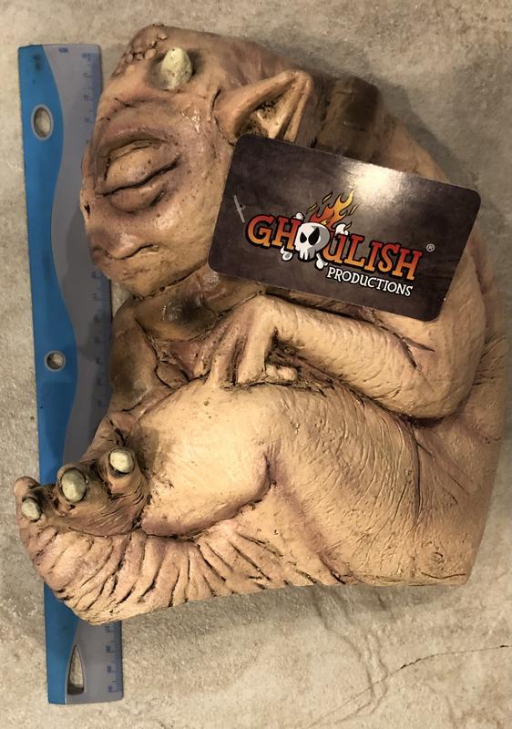 Décoration d'Halloween de Ghoulish Productions en forme de crâne d