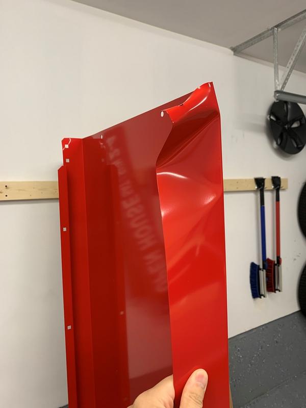 Armoire de rangement pour le garage CRAFTSMAN en acier, 74 po, rouge et noir