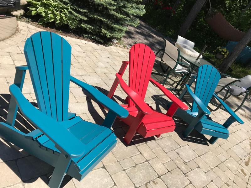 The Bear Chair Company Muskoka Outdoor Chair White Pine Bc180p Rona