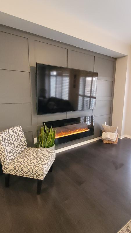 Napoleon 60-in Wall Hanging Electric Fireplace | Lowe's Canada