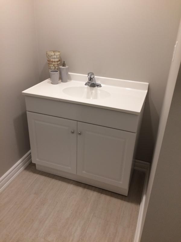 Integral Single Sink Bathroom Vanity, Glacier Bay Everdean Vanity Manual