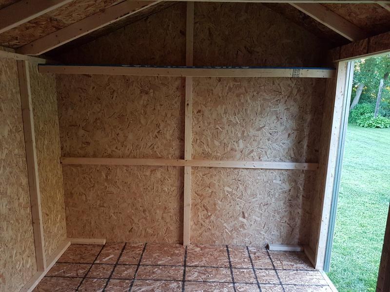 heartland stratford 12 ft x 8 ft wood storage shed