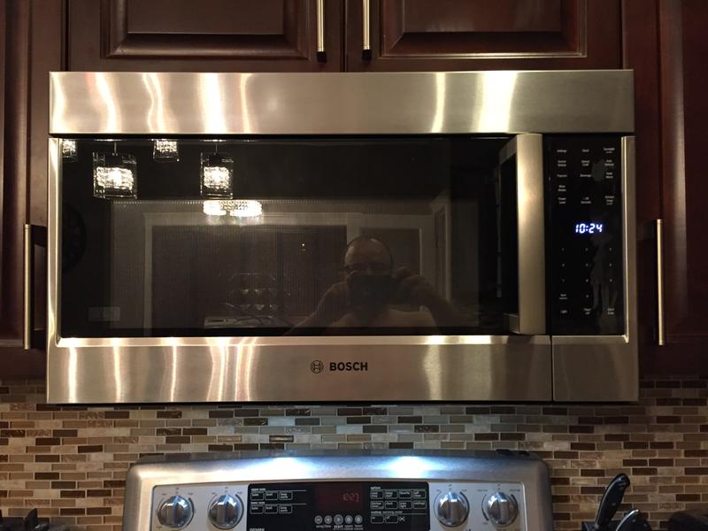 Bosch 500 Series Over the Range Microwave Oven Stainless Steel