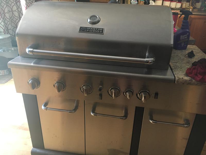 Master forge 2024 5 burner grill