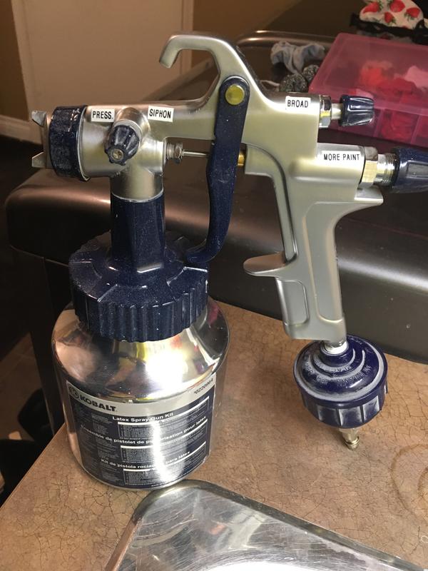 Kobalt 8-in Air Paint Sprayer in the Air Paint Sprayers department at