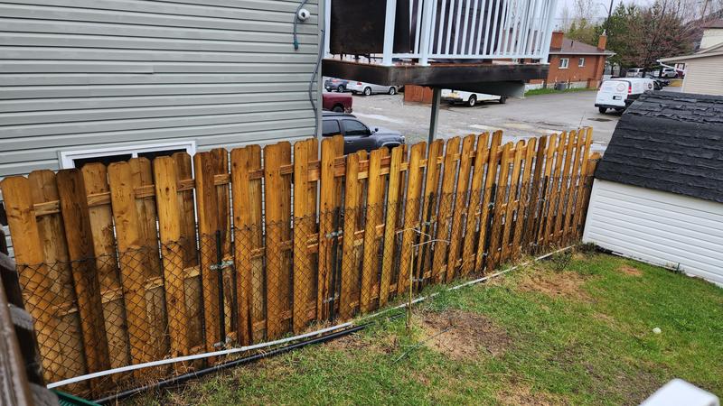 Dog ear fence panels for clearance sale