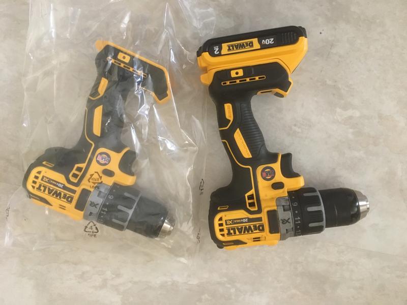 Perceuse tournevis à percussion DEWALT sans balais DCK248D2 20 V Max XR de  2,0 Ah