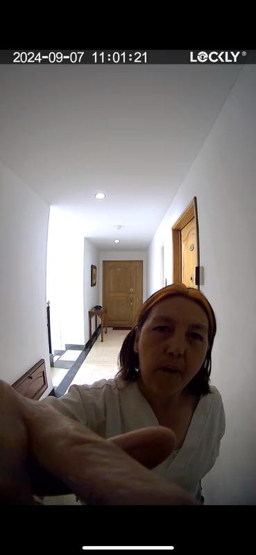 Our maid does not need a key anymore