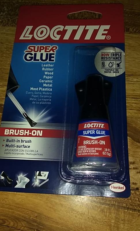 Bought krazy glue with a brush applicator. The brush was missing. :  r/mildlyinfuriating
