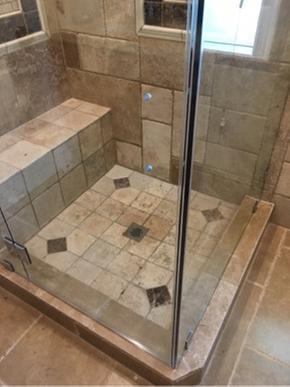 Shower Door Install using Loctite