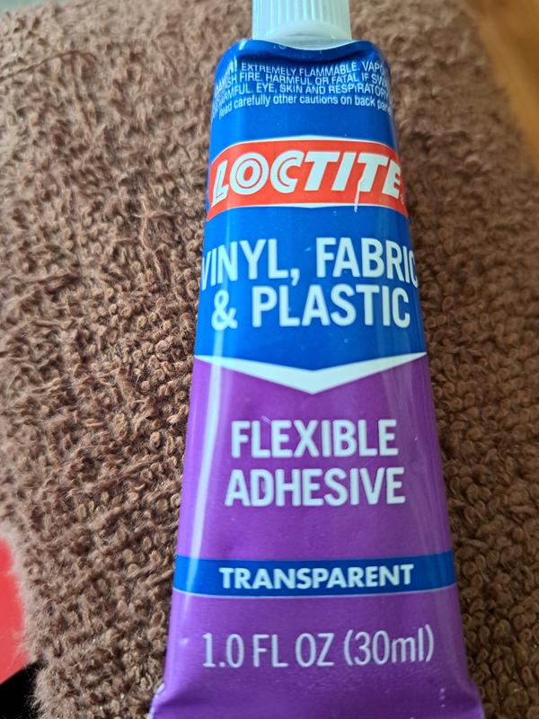  Loctite Vinyl Fabric & Plastic Repair Flexible Adhesive, 1 oz,  6, Squeeze Tube : Industrial & Scientific