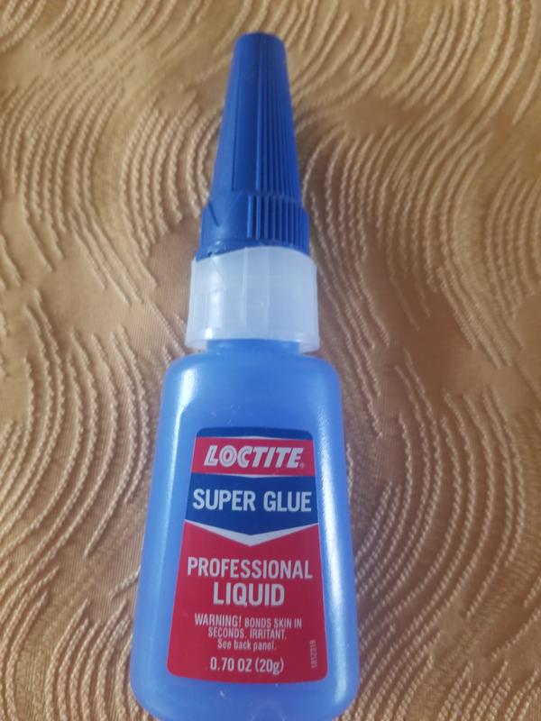 Loctite Super Glue Liquid Professional, Clear Superglue, Cyanoacrylate  Adhesive Instant Glue, Quick Dry - 0.7 fl oz Bottle, Pack of 1