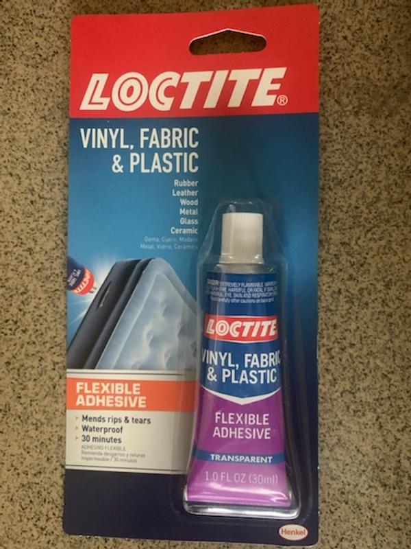 Loctite Vinyl, Fabric and Plastic Flexible Adhesive Made in Canada 1 fl oz