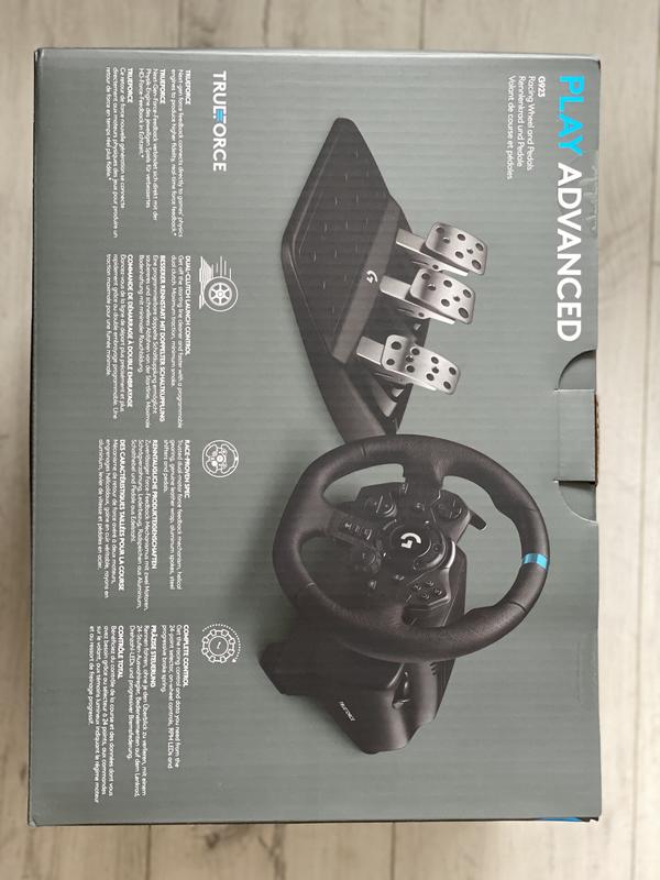 Logitech G G923 Rennlenkrad und Pedale, TRUEFORCE Force Feedback