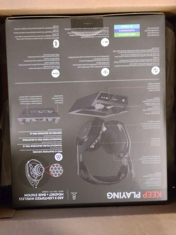 Logitech G Astro A50 X Wireless Gaming Headset + Base Station