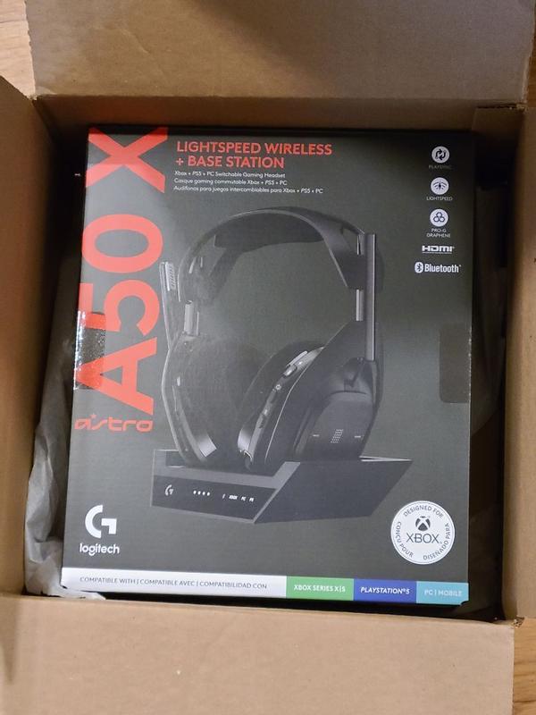 Logitech G Astro A50 X Wireless Gaming Headset + Base Station