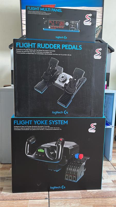 Logitech G Flight Yoke System - 945000023 | Abt Electronics