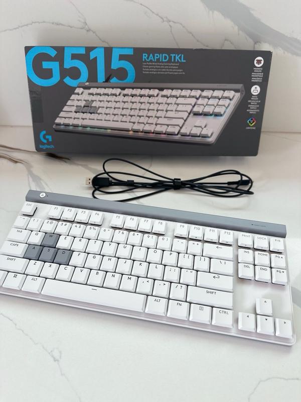 Logitech G515 RAPID TKL Keyboard in White - 920-013871