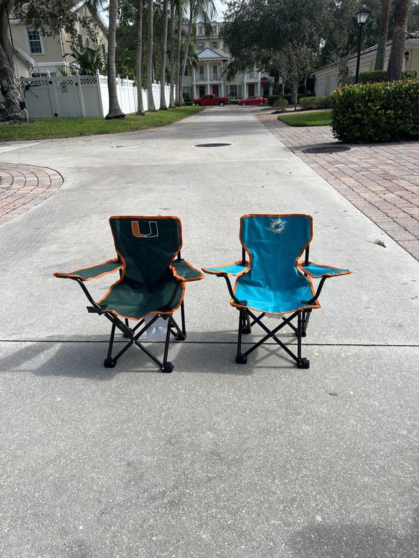 Logo Brands Miami Dolphins Polyester Team Color Folding Toddler Tailgate  Chair in the Beach & Camping Chairs department at