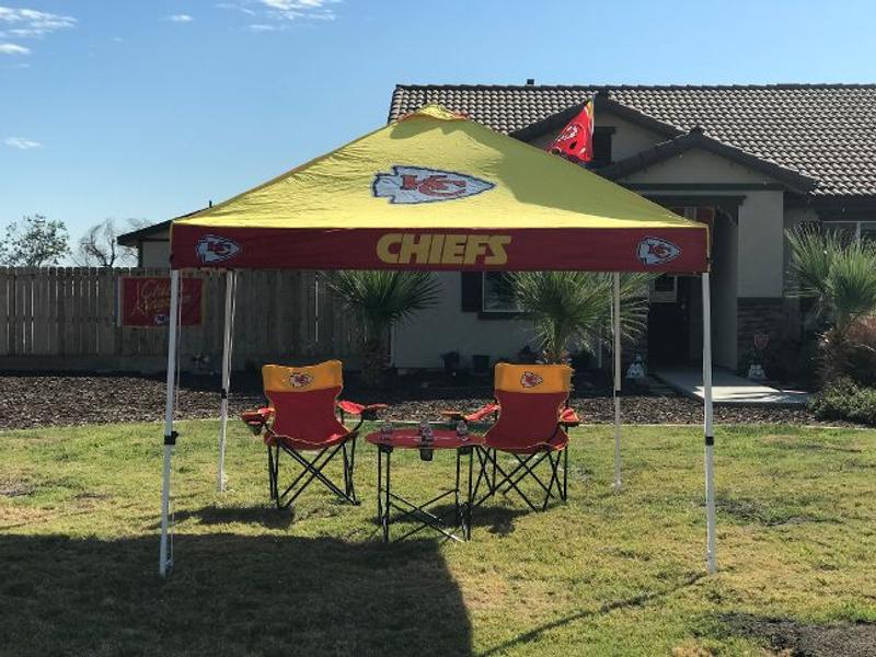 Dallas Cowboys Canopy Tent 9X9 Checkerboard