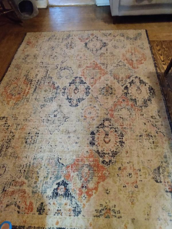 Loloi Jocelyn Navy/Multi 7 ft. 10 in. x 10 ft. Transitional 100