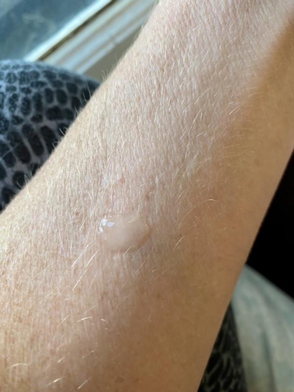 Before picture: Example of how this primer smoothes your skin.