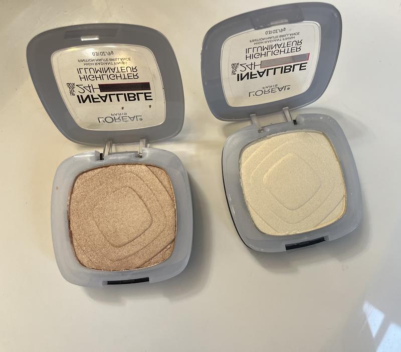 In the pans, icy gold on the right