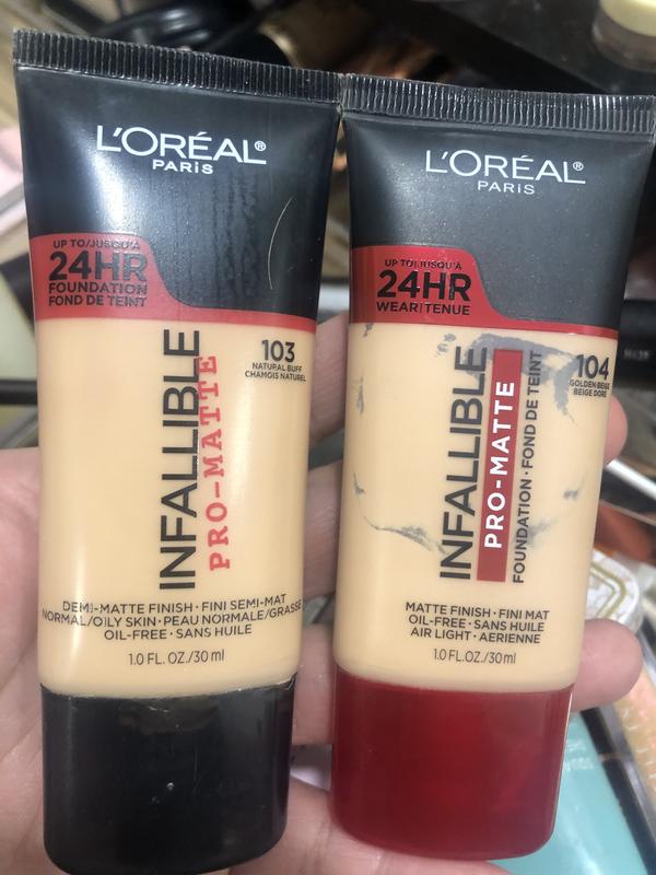 L'Oréal Paris Infallible Pro-Matte Blendable Foundation, Oil Free