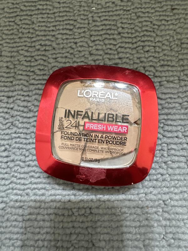 L'Oreal Paris Infallible Up to 24 Hour Fresh Wear Foundation in a Powder,  Linen