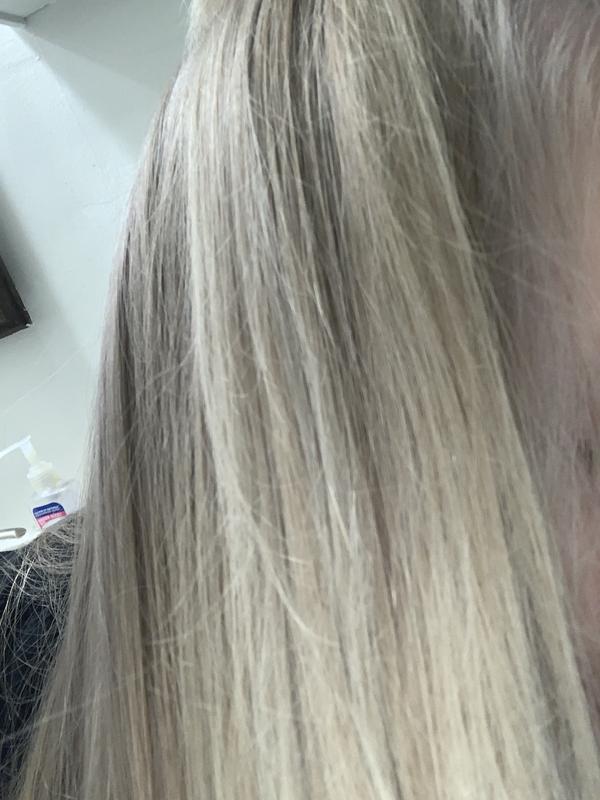 How light my hair is after use