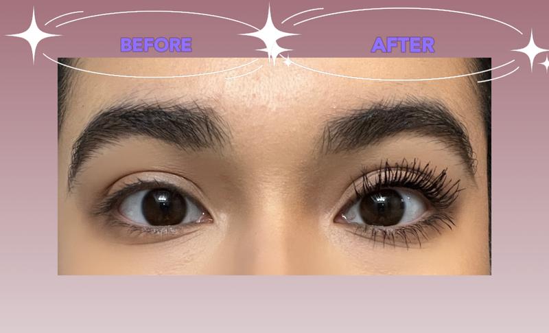 Before and After Lashes