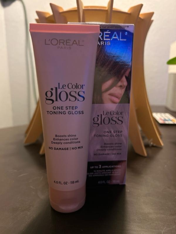 L'oreal Paris Le Color Gloss One Step Inshower Toning Gloss Oz Silver