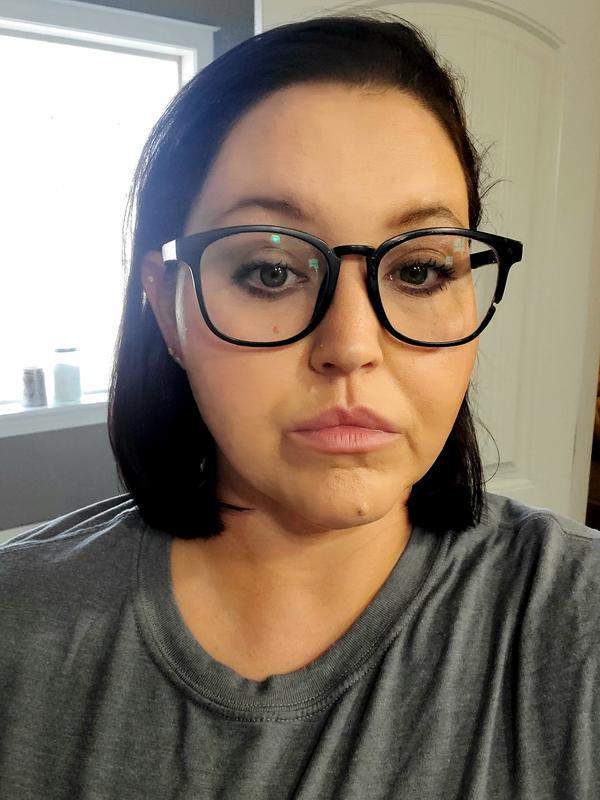 Very dark hair