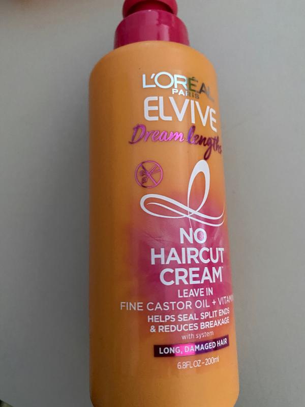 L Oreal Paris Elvive Dream Lengths No Haircut Cream Leave In Treatment 6 8 Fl Oz Metro Market