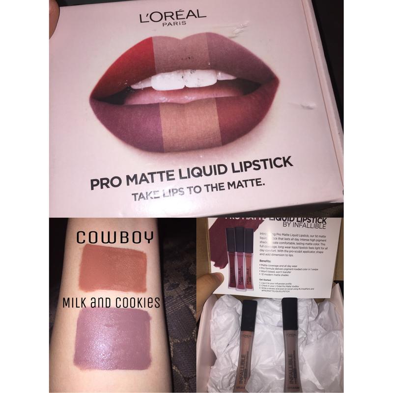 loreal milk and cookies lipstick