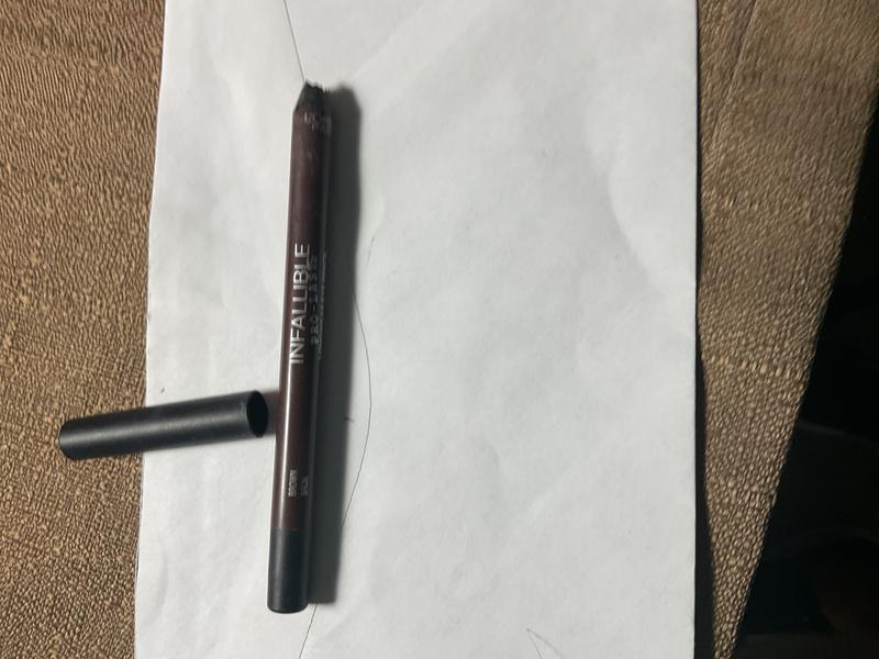 See broken end tried to sharpen
