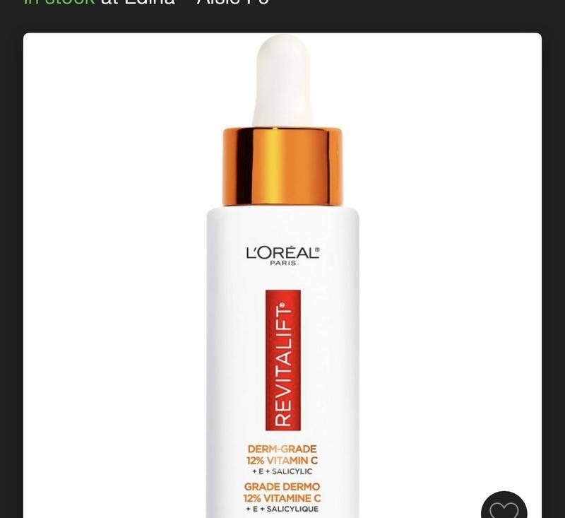 Vitamin c serum used