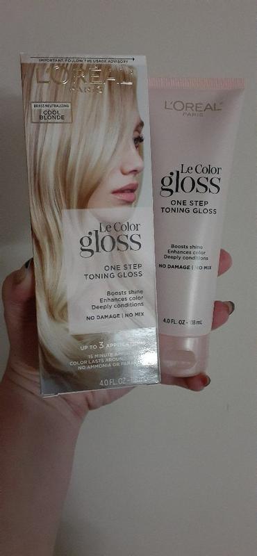 L'Oreal Paris Le Color store Gloss Gray Hair One Step Toning in Silver Opal Lot of 6