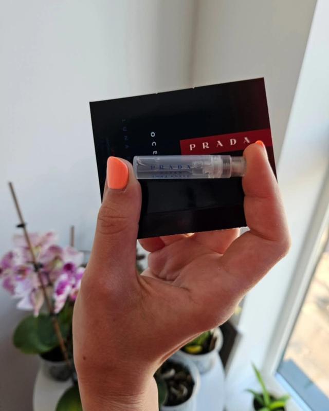 sample received from prada and used by my husband