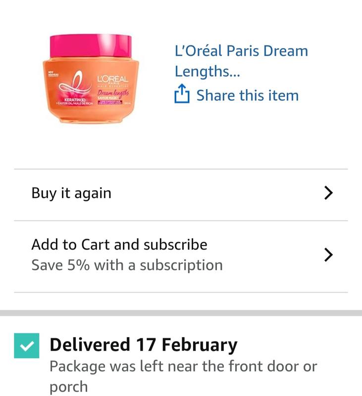 Amazon Order Confirmation