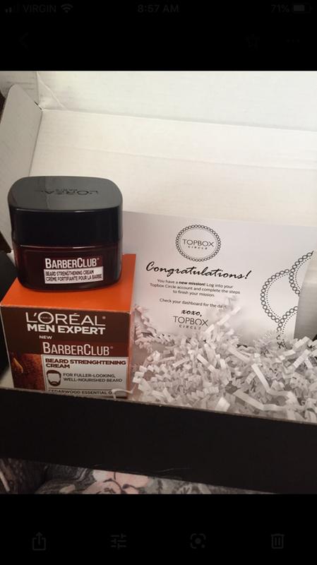 Sample beard cream