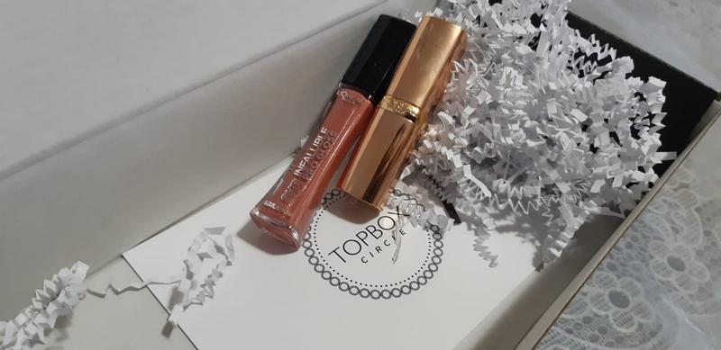 #freeproduct #trywithtopbox Lipstick and Lipgloss