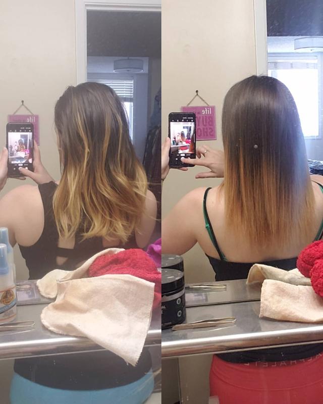 Before left, After right
