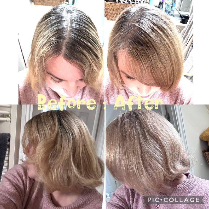 Before and after : L’Oréal Toner: pearl boost
