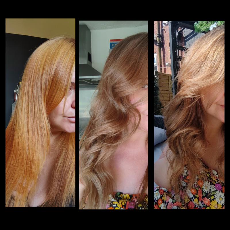 Before, after using 2 boxes of 7.11 in house and natural lights