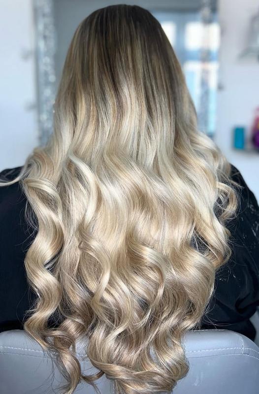 My hair after using loreal elvive hyaluronic products for a few months