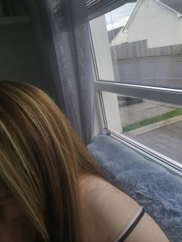 Hair once straightened