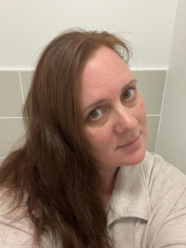 Amber 645 result on naturally auburn hair