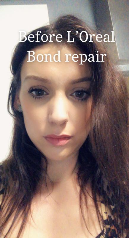 Before use my hair was dull and lank split ends as you can see